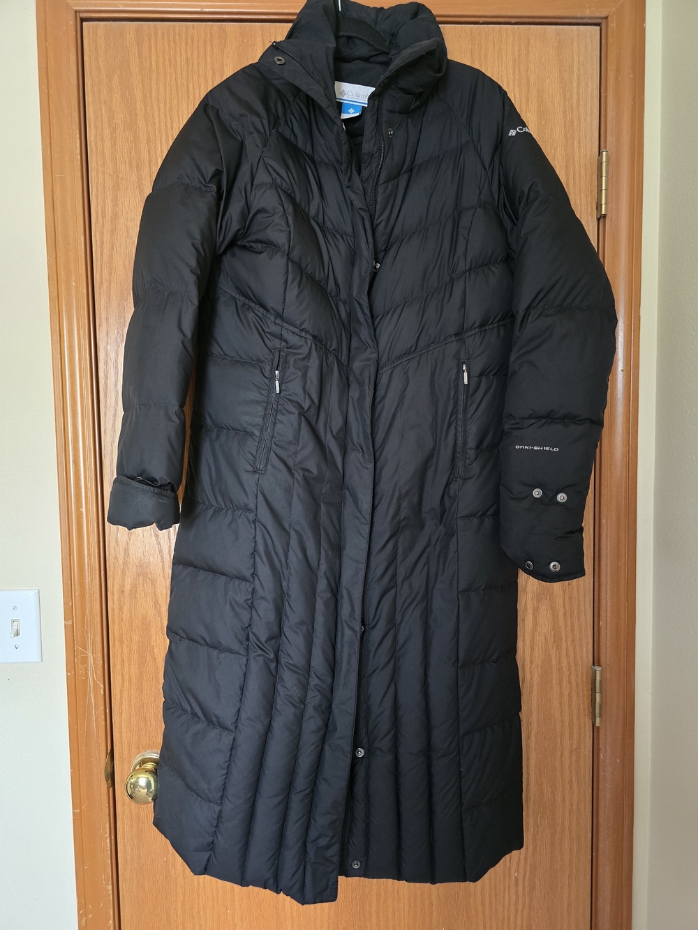 Columbia Omni-Sheild Women's Black Long Puffer Jacket